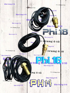 Dây đồng hồ báo hơi 15 mét kèm núm nhiệt phi 14 16 18 tuỳ chọn dây hàng cao cấp thay cho đồng hồ báo nhiệt xe ô tô báo điện