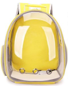 (Fast Shipping) Pet Transparent Bag Cat Bag Cat Backpack Cat Carrier Dog Bag Dog Backpack Dog Carrier | Shoulder Bag Travel Bag Stylish Bag Cool Bag | Transparent Window Big Space Light Weight Side Door with Zipper Shoulder Bag Hole for Breathing