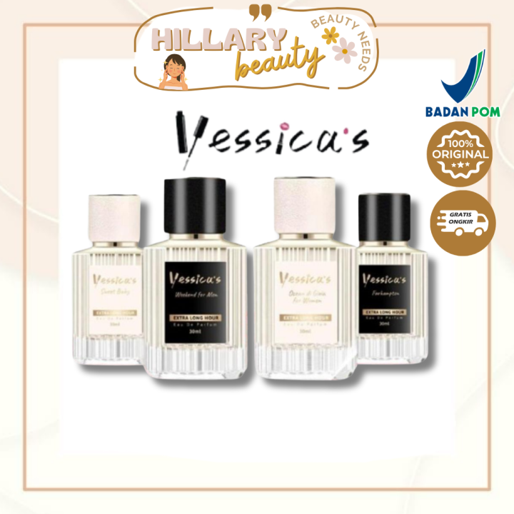 YESSICA Long Hour Parfum - Eau De Parfum 30 ml | Ocean Di Giaia | Farhampton | Weekend | Paris Lover 2 | Sweet Baby | Eau De Parfume tahan lama awet 8-12 jam minyak wangi pengharum