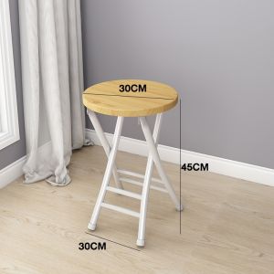 Folding Chair Kerusi Lipat Solat Backrest With Cushion Modern Simple Lightweight Portable Stool Leisure Dining Chair Kerusi Makan Malam 折叠椅