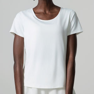 alo yoga เสื้อกีฬาผู้หญิงข้ามพรมแดนไซส์ใหญ่หลวมแห้งเร็วฟิตเนส T เสื้อ   โยคะแขนสั้น