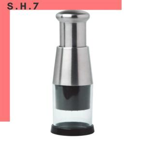 Stainless Steel Food Chopper Garlic Press Kitchen Tools for Veggie Onion and Garlic Easy to Use Durable Kitchen Gadget