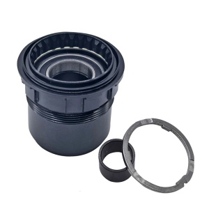 ชิ้นส่วนจักรยานขนาดกะทัดรัดติดตั้งง่ายตัวฮับอลูมิเนียมอัลลอยสำหรับเปลี่ยนบอดี้ไม่มีฮับจักรยานเสือหมอบ