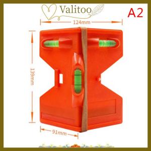 [Valitoo] Foldable Cylinder Level High-Precision Pipeline Spirit Bubble Level for Pipe