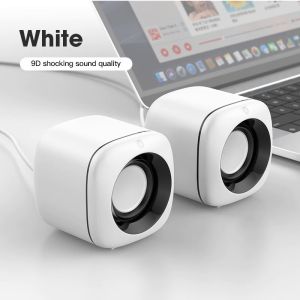 USB Computer Speaker for Laptop PC Subwoofer Wired Music Player Audio Speakers Deep Bass Sound Loudspeaker Not Bluetooth Speaker