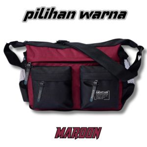 Akhtar Tas Selempang Pria Tas Kerja Pria Slingbag Pria Premium Tas Selempang Pria Slingbag Pouch Pria
