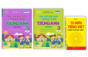 Sách - Combo 3c -GLOBAL SUCCESS - Bài tập bổ trợ và nâng cao tiếng anh lớp 3 & từ điển tiếng việt dành cho học sinh - to