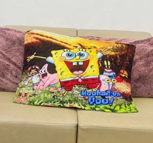 SpongeBob Hola Premium Character Printed Pillowcases - Queen-18 x 28 inches