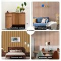 [preferred]BHW Wallpaper Wood Flute Design PVC Waterproof Self Adhesive Wall Decor Stickers. 