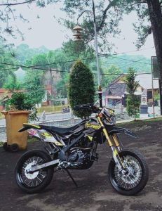 Knalpot crf Norifumi RV1 stenlis KLX D-Tracker wr155