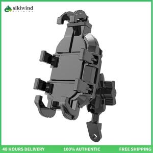 Sikiwind Motorcycle Phone Mount 360  Rotation Adjustable Phone Holder Anti-Slip Motorcycle Phone Bracket Motorcycle Accessories