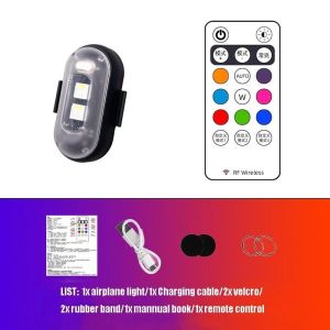 7-color RGB LED Aircraft Strobe Light Motorcycle Light LED Position Wireless Light Warning Light for Motorcycle for Aircraft for Airplane for Helicopter