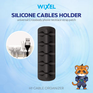 WIXEL H1 Cable Clip Organizer 5 Slot Silicone Penjepit Perapih Kabel Managemen Silikon Jepitan Klip