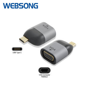 Connector USB Type C Male to VGA Female Converter WEBSONG