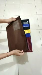 Map Zipper resleting tempat buku/tempat dokumen UK. 38x27 cm