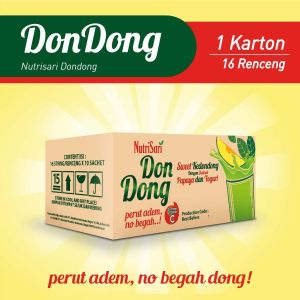 Nutrisari Dondong Sweet Kedondong 1 Karton [14gr x 10 sachet x 16 Renceng] - Minuman Serbuk Kedondong / Sari Kedondong