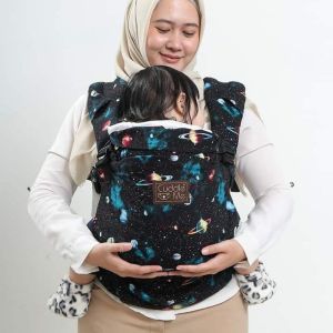 ultimo gendongan Bayi ultimo | gendongan bayi ssc | gendongan m shape | gendongan depan 0-3 th | gendongan hipseat  | gendongan bayi depan | gendongan cuddle me ultimo motif planet