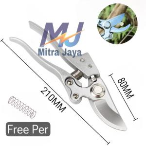 MAXSUPE GUNTING DAHAN STEK RANTING STAINLESS STEEL HEAVY DUTY 8 INCH