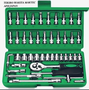 PROMO BESAR kunci shock set APR JAPAN Technology kunci sok 46pcs kunci socket murah meriah fullset lengkap