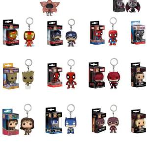 Flash Batman Keychain