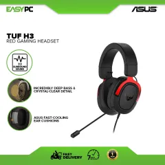 Asus tuf gaming best sale h3 red 7.1 surround