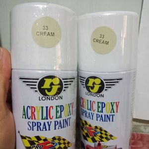 Pilok Cat RJ Cream  Krem 33  300cc  Cat Semprot RJ London Pylok