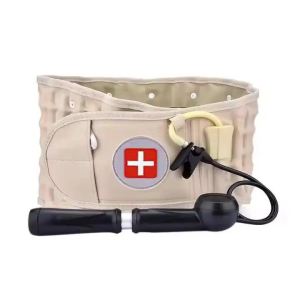Decompression Belt Flexible Spinal Traction Device Inflatable Lumbar Support Breathable Back Brace for Lower Back Pain Relief