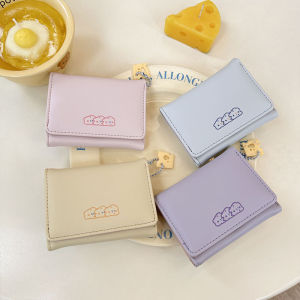 Leather Triple Fold Short Wallet Card Coin Money Bag Waterproof Portable