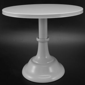 High Quality Metal Iron Cake Stand Round Pedestal Dessert Display Rack White