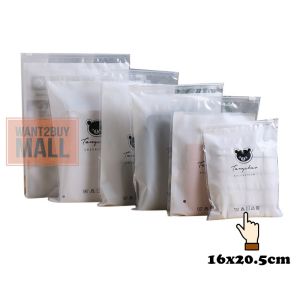 🇲🇾 Bear Transparent Cosmetic PE Plastic Bag Travel Makeup Case Women Ziplock Zipper Bath Organizer Storage Pouch Kit Beg