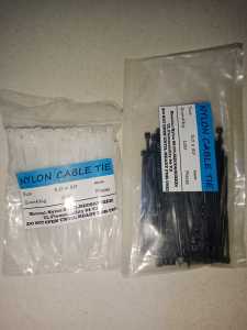 kabel ties cable ties 10 cm 15 20 25 30 35 alat pengikat yang terbuat dari bahan plastik
