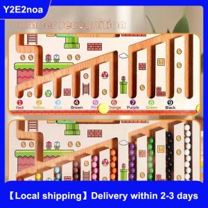 【Local shipping】 1 Set Color Matching Montessori Toy Magnetic Color And Number Maze Learning Education Toys Concentration Training For Child Gift