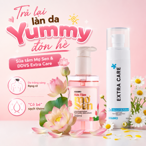 Sữa Tắm Trắng Da Hương Sen Mợ Sen - SIS&BRO 200mlcó thêm Niacinamide và Arbutinlưu hương lâu