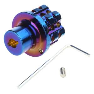 Unique Plum Blossom Key Top Scratches Resistant Metal Blossom Key Caps for Standard Keys for Little Trendsetters