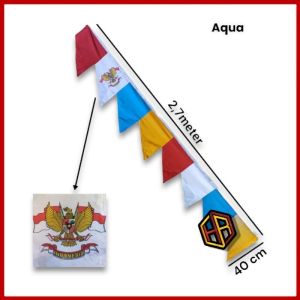 umbul-umbul garuda 20pcs  27 meter polester peles