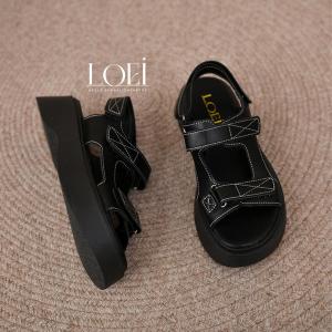 LOEI Mauren Platform Strap Sandal - Sandal Wanita Modis & Nyaman Dipakai Harian 14430