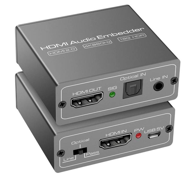 HDMI Audio Converter 4K 60Hz HDMI Audio Extractor adaptor Video Audio  Splitter Embedder Adapter video synth Support CEC HDR10 Lazada PH