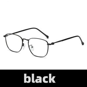 Fashion Photochromic Glasses Anti-blue Light Eyeglass Mens And Womens Rose Gold Metal Frame Cermin Mata