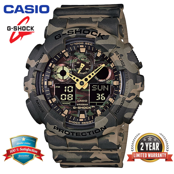 G shock 2024 camouflage green