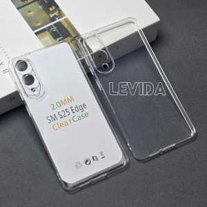 Case Samsung S25 Edge Premium Softcase Clear 2.0mm Case Bening Samsung S25 Edge