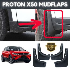 PROTON X50 Mudflap Protection Mudguard (100% Fit)