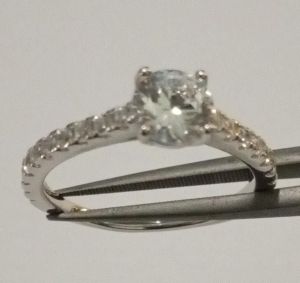 Ready Cincin Berlian Moisanit /zircon 2-3gram 9K Gold (White) plated Silver & Titanium Silver BEA23