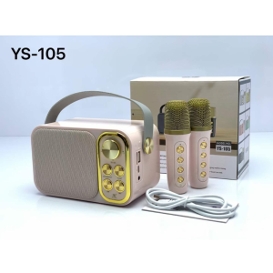 Loa Bluetooth Karaoke YS-105 Kèm 2 Micro Không Dây Công Suất Lớn  Loa Karaoke Mini Loa Hát Karaoke