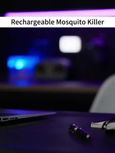 Rechargeable Mosquito Killer Warm Light Night Lamp UV Insect Attractor Portable Electronic Insects Repellent Silent Mosquito Trap Lamp