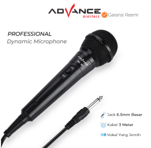 Mic wireless Advance Mic-103 mic karaoke suara jernih profesional microphone wireless single