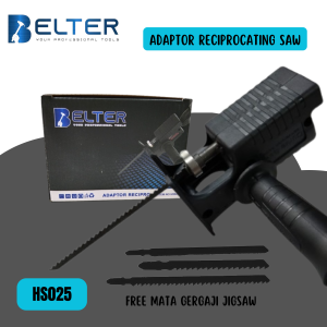 FREE 3 MATA JIGSAW reciproting saw adaptor bor gergaji jigsaw konektor bor ke converter bor gergaji