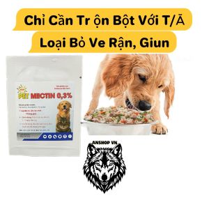 Gói Ăn Diệt Ve Tận Gốc Và Gói Tắm Pha Phun Ve Trại Sạch Bọ Chét Cho Chó Mèo An Toàn Hiệu Quả Cao