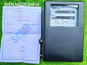 Đồng Hồ Điện Công Tơ Điện Cơ 3 Pha 4 Dây GELEX EMIC (Có Giấy Bảo Hành Điện Kế)