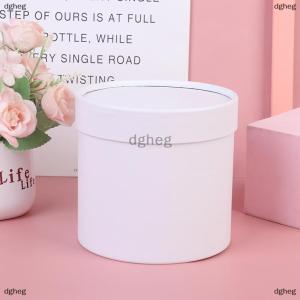 [COD] dgheg 1 PC Round Flower Paper Boxes Hold The Bucket Gift Packaging Box Party Gift Box