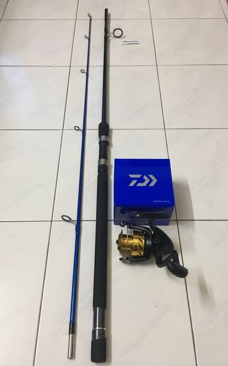 ORIGINAL) DAIWA Fishing Tackle Combo Spinning Set ( Rod + Reel